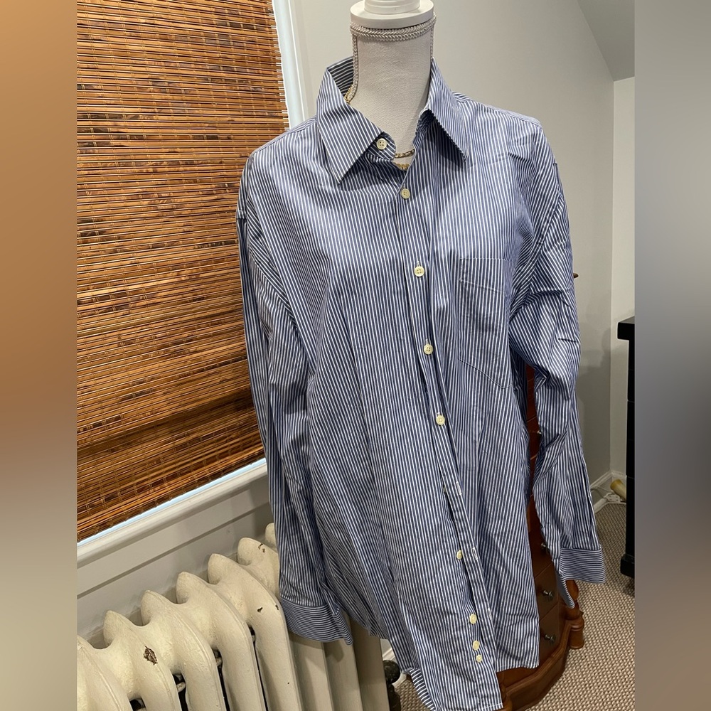 MERONA BLUE BUTTON DOWN - Picture 1 of 6
